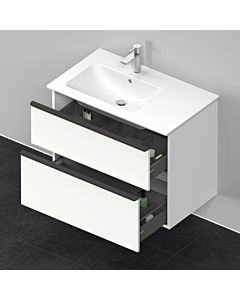 Duravit D-Neo meuble sous-vasque DE436601818 81 x 46,2 cm, Weiß Matt , 2000 , tiroir 2000 coulissant match2