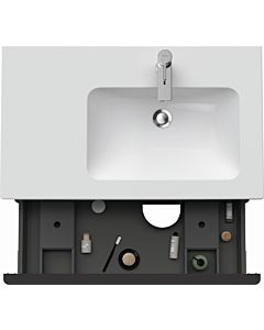 Duravit D-Neo meuble sous-vasque DE436701616 81 x 46,2 cm, chêne noir, 2000 , tiroir 2000 coulissant match1