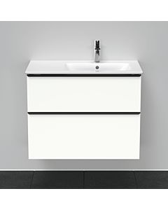 Duravit D-Neo vanity unit DE436701818 81 x 46.2 cm, Weiß Matt , wall- 2000 , match2 drawer, 2000 pull-out