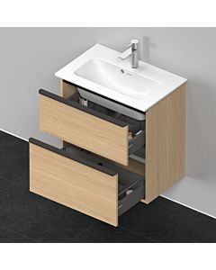Duravit D-Neo vanity unit DE436803030 61 x 37.2, natural oak, wall- 2000 , match1 drawer, 2000 pull-out