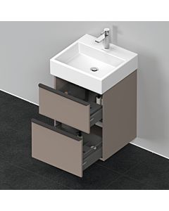 Duravit D-Neo meuble sous-vasque DE437004343 48,4 x 44,2 cm, Basalt Matt , 2000 , tiroir 2000 coulissant match2