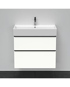 Duravit D-Neo Waschtisch-Unterschrank DE437301818 78,4 x 44,2 cm, Weiß Matt, wandhängend, 1 Schubkasten, 1 Auszug