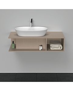 Duravit D-Neo meuble sous-vasque DE492907575 100 x 55 cm, Leinen , 2000 , compartiment 2000 , plaque console match2