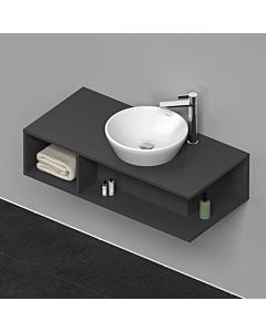 Duravit D-Neo meuble sous-vasque DE493904949 100 x 48 cm, Graphit Matt , 2000 compartiment, 2000 console console, montage mural