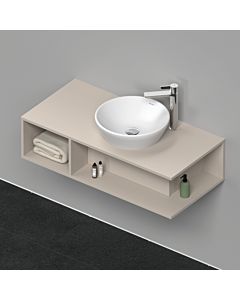 Duravit D-Neo meuble sous-vasque DE493909191 100 x 48 cm, Taupe Matt , 2000 compartiment, 2000 console console, montage mural