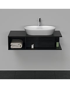 Duravit D-Neo meuble sous-vasque DE495901616 100 x 55 cm, chêne noir, compartiment 2000 , console 2000 , montage mural