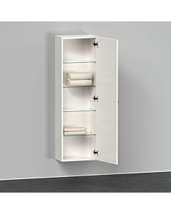Duravit D-Neo armoire mi-hauteur DE1318R2222 40 x 24 cm, Weiß Hochglanz , 2000 porte, droite, 4 étagères en verre
