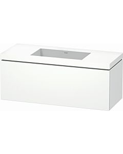 L-Cube Duravit vasque LC6919N1818 120 x 48 cm, sans trou pour robinet, blanc mat, 2000 coulissant