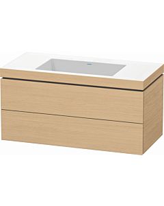 Duravit L-Cube vanity unit LC6928N3030 100 x 48 cm, without tap hole, natural oak, 2 drawers