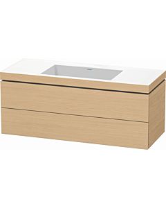 Duravit L-Cube vanity unit LC6929N3030 120 x 48 cm, without tap hole, natural oak, 2 drawers
