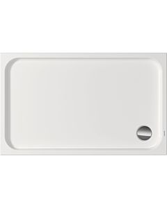 Duravit D-Code rectangular shower 720256000000001 130 x 80 x 8.5 cm, anti-slip, white