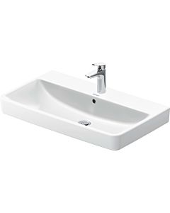 Duravit no. 2000 furniture washbasin 23758000002 80x46cm, with tap hole, overflow, tap hole bank, white