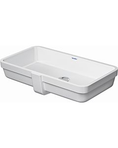 Duravit Vero Air built-in washbasin 0384600000 60x31cm, installation from below, without tap hole, with overflow, without tap hole bench, white