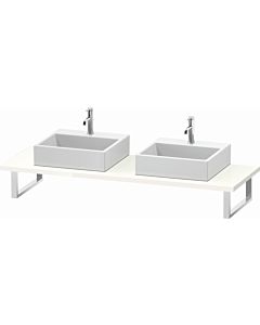 Duravit DuraStyle console DS107C02222 for Aufsatzbecken , 2 cut-outs, thickness 3 cm, white high gloss