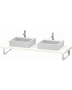 Duravit DuraStyle console DS103C02222 for Aufsatzbecken , 2 cut-outs, thickness 4.5 cm, white high gloss