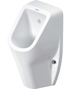 Duravit no. 2000 urinal 2819302007 30.5x29cm, inlet from behind, rimless, white hygiene glaze, with bow tie