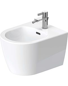 Duravit Soleil by Starck wall Bidet 22981500001 37x48cm, with tap hole, overflow, tap hole bank, white WonderGliss
