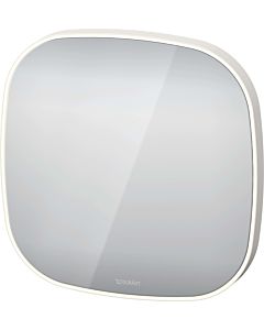 Duravit Miroir lumineux ZE7055000000100 50 x 50 x 5 cm, 20 W, avec miroir chauffant, LED, blanc