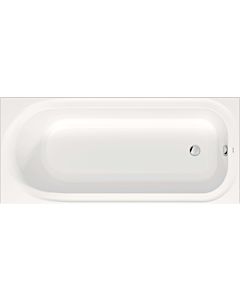 Duravit Soleil by Starck rectangular bath 700502000000000 180 x 80 x 46.9 cm, built-in version, with a sloping back, white