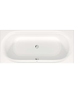 Duravit Soleil by Starck rectangular bath 700503000000000 180 x 80 x 46.9 cm, built-in version, with two sloping backrests, white