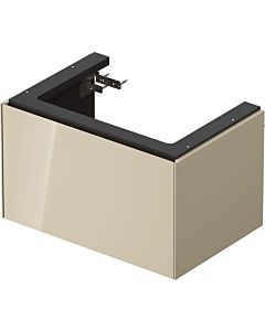 Duravit White Tulip vanity unit WT42410H3H3 68.4 x 45.8 cm, Taupe high gloss, wall- 2000 , match2 pull-out