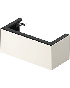 Duravit White Tulip vanity unit WT424203939 98.4 x 45.8 cm, Nordic white silk 2000 , wall-hung, match1 pull-out