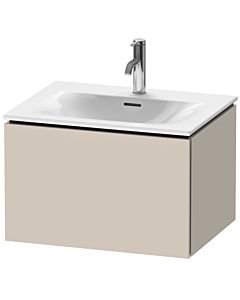 Duravit L-Cube vanity unit LC613509191 62 x 48, 2000 cm, matt taupe, 2000 pull-out, wall-hung