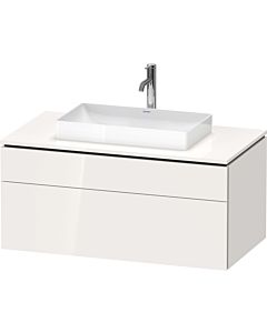Duravit L-Cube vanity unit LC4881022220000 102 x 55 cm, white high gloss, 2000 drawer, 2000 pull-out, wall-hung