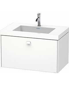 Duravit Brioso c-bonded lavabo avec sous-structure BR4601O1818, 80x48cm, Weiß Matt , trou pour robinet 2000