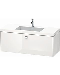 Duravit Brioso c-bonded washbasin with substructure BR4603O1022, 120x48cm white high gloss / chrome, 2000 .