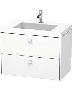 Duravit Brioso c-bonded washbasin with substructure BR4606O1818, 80x48cm, Weiß Matt , 2000 Hanloch