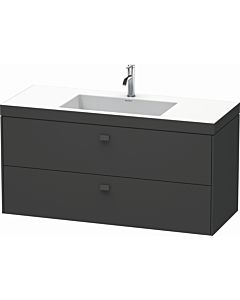 Duravit Brioso c-bonded washbasin with substructure BR4608N1031, 120x48, Pine Silver / chrome, without faucet