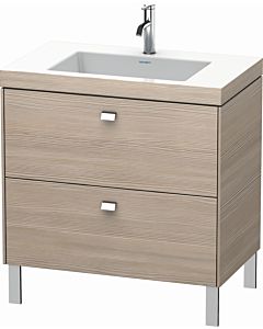 Duravit Brioso c-bonded washbasin with substructure BR4701O1031, 80x48, Pine Silver / chrome, 2000 .