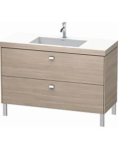 Duravit Brioso c-bonded washbasin with substructure BR4703O1031, 120x48, Pine Silver / chrome, 2000 tap hole
