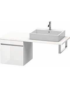 Duravit DuraStyle vanity unit DS533202218 50 x 54.8 cm, white high gloss / white matt, for console, 2000 pull-out