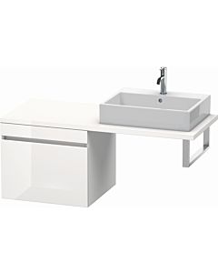 Duravit DuraStyle vanity unit DS533302218 60 x 54.8 cm, white high gloss / white matt, for console, 2000 pull-out