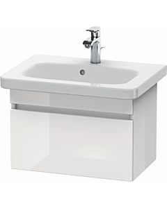 Duravit DuraStyle vanity unit DS637902222 58 x 36.8 cm, white high gloss, 2000 pull-out