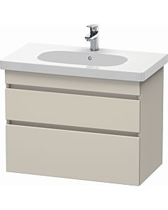 Duravit DuraStyle vanity unit DS648409191 80 x 45.3 cm, taupe, 2 drawers, wall-hung