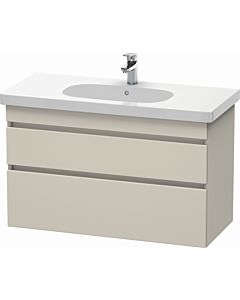 Duravit DuraStyle vanity unit DS648509191 100 x 45.3 cm, taupe, 2 drawers, wall-hung