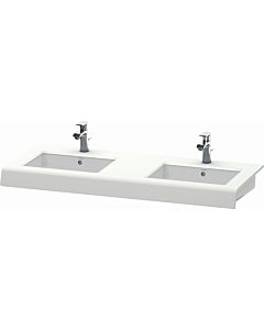 Duravit DuraStyle lavabo console DS829C01818 55x80x10cm, 2 découpes, blanc mat