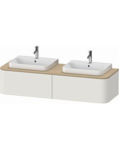 Duravit Happy D.2 Duravit Happy D.2 HP4936B3939 35.4 x 160 x 55 cm, 2 pull-outs, for furniture washbasin, on both sides, nordic white, satin finish