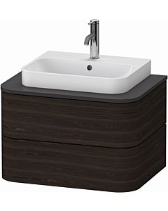 Duravit Happy D.2 Duravit Happy D.2 HP496006969 40.8 x 65 x 48 cm, 2 drawers, for console, brushed walnut