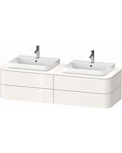 Duravit Happy D.2 Duravit Happy D.2 HP4964B2222 40.8 x 160 x 55 cm, 4 drawers, for furniture washbasin, double-sided, white high gloss