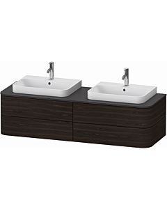 Duravit Happy D.2 Duravit Happy D.2 HP4964B6969 40.8 x 160 x 55 cm, 4 drawers, for furniture washbasin, on both sides, brushed walnut