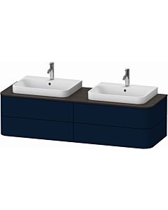 Duravit Happy D.2 Duravit Happy D.2 HP4964B9898 40.8 x 160 x 55 cm, 4 drawers, for furniture washbasin, double-sided, midnight blue satin finish