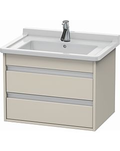 Duravit Ketho vanity unit KT664309191 65 x 45.5 cm, Taupe , 2 drawers, wall-hung