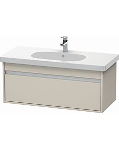 Duravit Ketho vanity unit KT666809191 100 x 45.5 cm, Taupe , 2000 pull-out, wall-hung