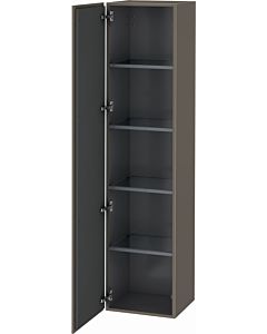 Duravit L-Cube cabinet LC1180L9090 40x36.3x176cm, door on the left, flannel gray silk matt