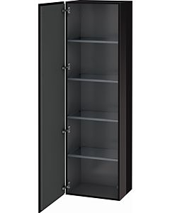 Duravit L-Cube cabinet LC1181L4040 50x36.3x176cm, door on the left, black high gloss