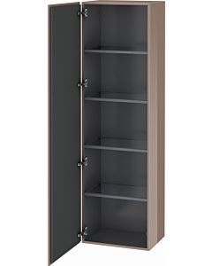 Duravit L-Cube cabinet LC1181L8686 50x36.3x176cm, door on the left, cappuccino high gloss